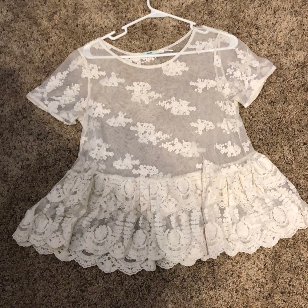 Urban outfitters lace top